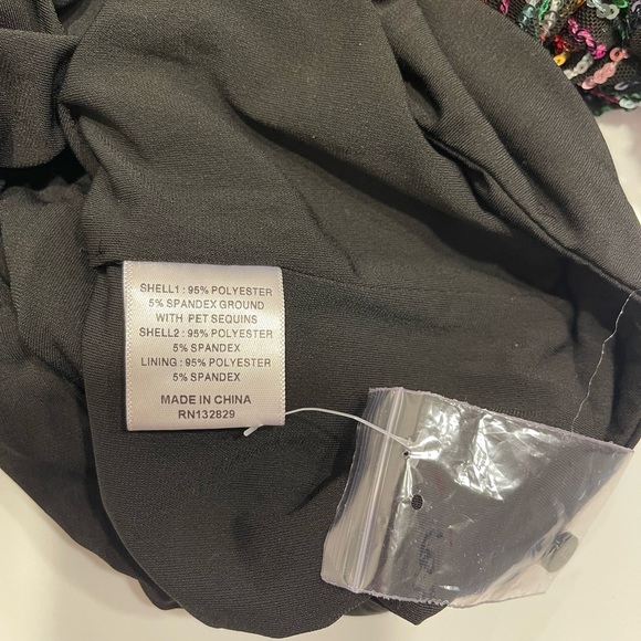 NWT Lovers + Friends Sequined Bodysuit (Size S) - Picture 11 of 16